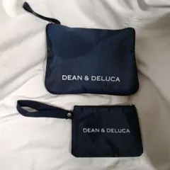 DEAN & DELUCA 大きくてたためる グローサリーバッグ·ポーチのセット — image 1