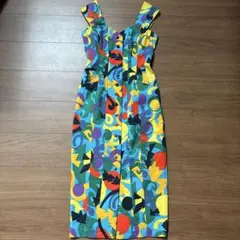 CHACOK ノースリーブ ワンピース カラフル 総柄 — image 1