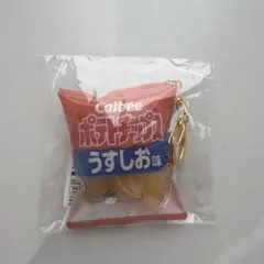 未開封　カルビー　ポテトチップス うすしお味 シャカシャカ キーホルダー — image 1