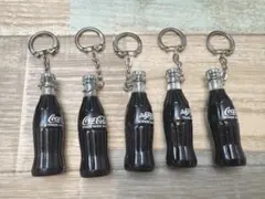 【希少】Coca Cola コカコーラ ボトル キーホルダー　5個セット — image 1