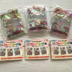 サンリオ シャカシャカフレークシール風チャーム キティ マイメロ ポチャッコ — image 1