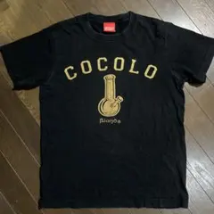 COCOLO BLAND ボングプリント Tシャツ 黒 — image 1