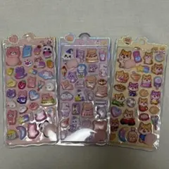 お尻シール 3D立体シール おしりシール ぷにぷにシール 3種類セット — image 1