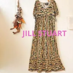 JILL STUART フラワープリント マキシワンピース S — image 1