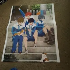 ハイスピ　ハイ☆スピード　両面ポスター＃♡⑳　ねこ — image 1