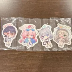 ホシノ　シロコ　アヤネ　ノノミ　ブルアカ　イタジャガ　ステッカー　シール — image 1