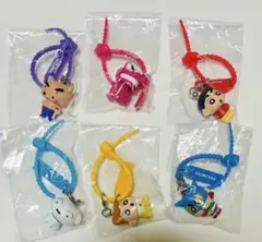 クレヨンしんちゃん カラフルマルチチャーム 全6種 コンプリートセット バンダイ — image 1