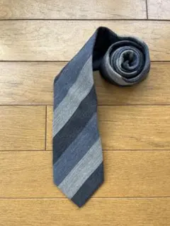 BRICK HOUSE ネクタイ ストライプ柄 グレー系 — image 1