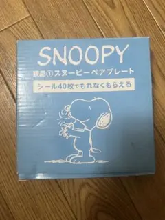 SNOOPY スヌーピー ペアプレート 2枚セット — image 1