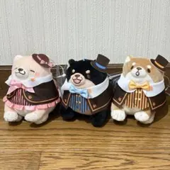 忠犬　もちしば　柴犬 ぬいぐるみ 3体セット　ストラップ　マスコット新品タグ付き — image 1
