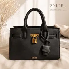 ✨24時間以内発送✨ SNIDEL ハンドバッグ ブラック — image 1