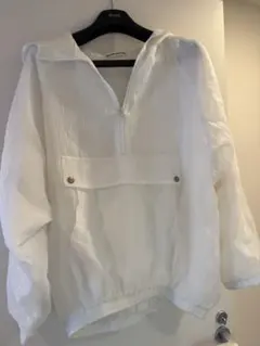 SeaRoomlynn ハーフジップ フーディー ブルゾン ホワイト — image 1
