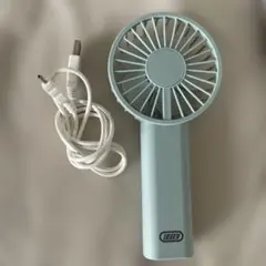 TOFFY ハンディファン　Toffy ミニLEDファンくすみグリーン — image 1