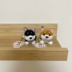 まめしば ぬいぐるみ キーホルダー 2種セット — image 1