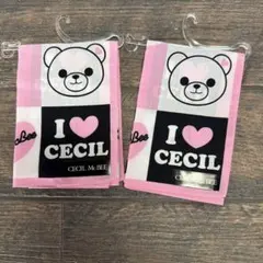 CECIL McBEE ハンカチ 2枚セット ベア柄 — image 1
