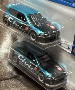 ホットウィール 2026 159/250 ホンダ シビック カスタム 2台セット — image 1