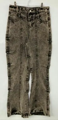 FOLLOWIN シャーリングデニム　ユニセックス美品　サイズL Y2K — image 1