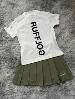 未使用 訳ありRUFFLOG モックネックシャツ ホワイト — image 1