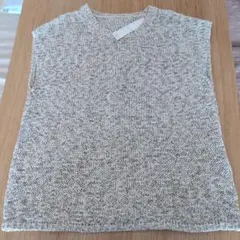 半袖ニットトップス Fサイズ — image 1