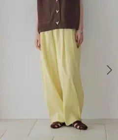リネンイージーコクーンパンツ — image 1