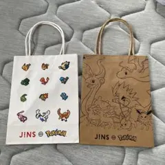 ポケモン　JINS 紙袋 — image 1