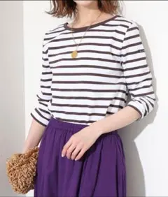 スローブイエナ Le Minor ボーダーカットソー — image 1