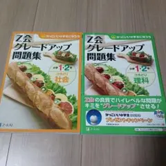 珈琲様専用☆Z会グレードアップ問題集　1・2年さきどり理科　社会 — image 1