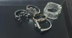 デザインリング 5点セット まとめ売り — image 1