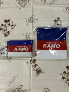 【非売品】2026W杯　KAMO 巾着&ミニポーチ2点セット　青×赤×白 — image 1