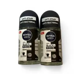 NIVEA ニベアMEN デオドラント BLACK& WHITE 50ml×2本 — image 1