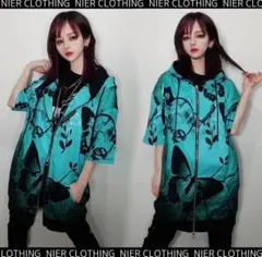 【ジャンク品】NieR DOUBLE ZIP PARKA【BUTTERFLY】 — image 1