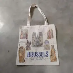 Brussels Cathedral ブリュッセル　エコバッグ トートバッグ — image 1