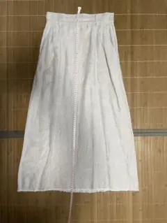 Mila owen リネンマキシスカート — image 1
