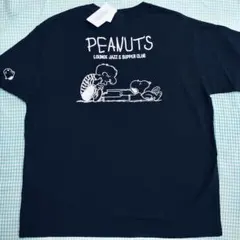 【PEANUTS】シュローダー スヌーピー Tシャツ■メンズL■刺繍ピアノ — image 1