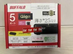 BUFFALO 5ポートスイッチングハブ LSW6-GT-5EPL/BK — image 1
