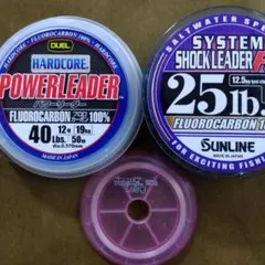 【ジャンク品】 フロロカーボン ショックリーダー 3点セット — image 1