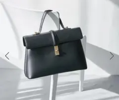VIS ひねり金具ワンハンドルバッグ　2way 黒 — image 1