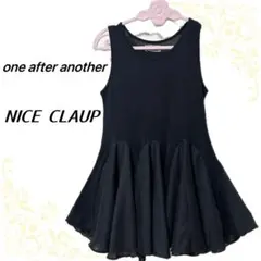 NICE CLAUP ワンアフターアナザー　ブラック　タンクトップ　フレア — image 1