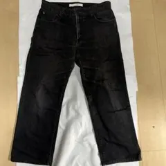 断捨離　90s 00s ワイドパンツ　ブラックデニム — image 1