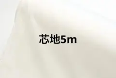 ニット芯地　ダンレーヌ芯地　白　5m — image 1