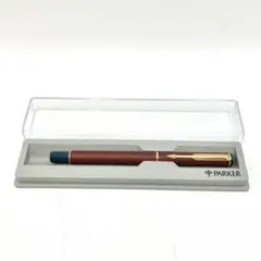 【 PARKER ボールペン 】n1077 ワインレッド ゴールド カラー — image 1