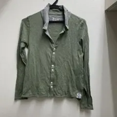 370 N/Laundry オリーブグリーン カーディガン サイズ2 — image 1