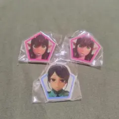 ミルキー☆サブウェイ蓄光バッチ3点セット — image 1