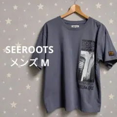 SEEROOTS メンズ 半袖 Tシャツ グレー M — image 1