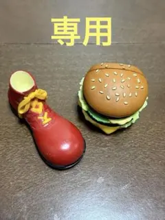 マクドナルド　ブーツとハンバーガーのマグネットセット — image 1
