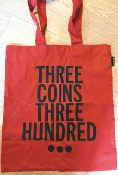 3COINS★エコバッグ トートバッグ 特典 限定 レッド — image 1