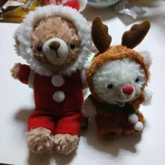 COBE COBE ぬいぐるみ クリスマス サンタ トナカイ — image 1