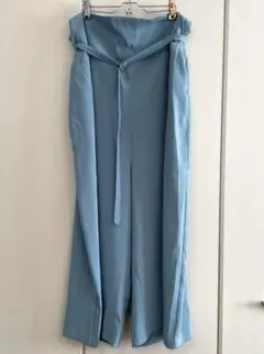 KBF ワイドパンツ　ブルー — image 1