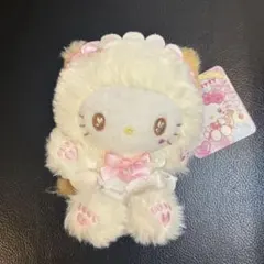 サンリオマスコットポーチ　ねこねこメイド　ハローキティ　ホワイト — image 1