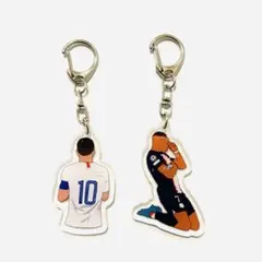 【現物撮影】W杯　エムバペ　ムバッペ フランス　アクリルキーホルダー　2個セット — image 1